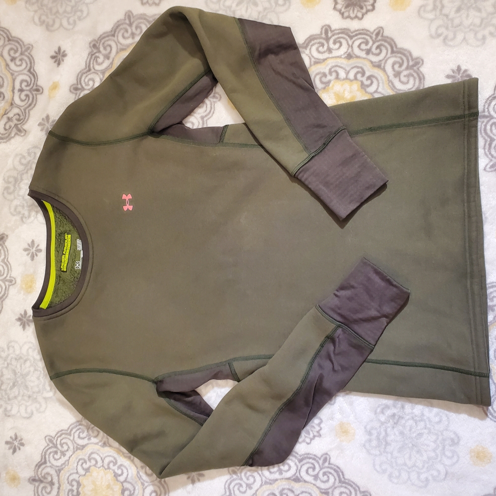 Under Armour Olive Green Long Sleeve Shirt